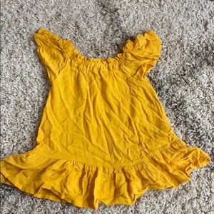 12-18 month Yellow swing flounce dress